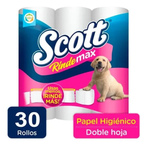 Papel Higienico Scott Rindemax 30 Unidades
