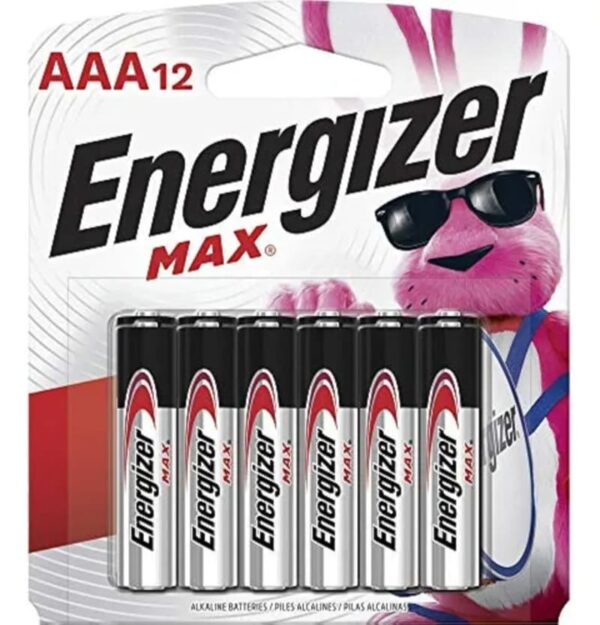 Pila Energizer Max Alkalina AAA 12 Unidades