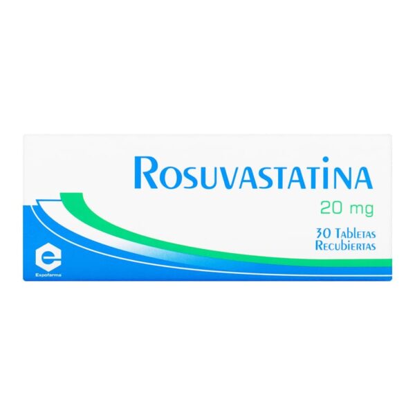 Rosuvastatina 20 Mg 30 Tabletas