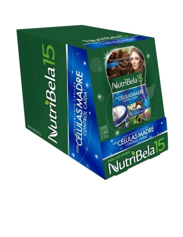Tratamiento Nutribela 15 Celul Madre 70 Ml 14 Sobres