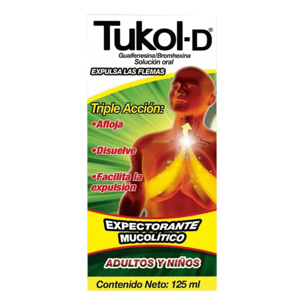 Tukol-d Expectorante 125 Ml 15% Dto