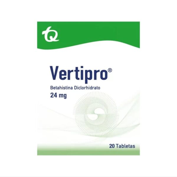 Vertipro 24 Mg 20 Tabletas Mk