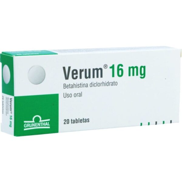 Verum 16 Mg 20 Tabletas