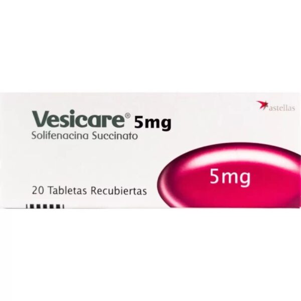 Vesicare 5 Mg 20 Tabletas