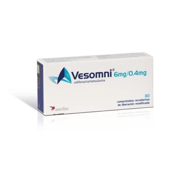 Vesomni 4 mg/6 Mg 30 Tabletas