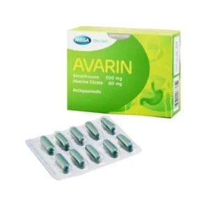 avarin 300 mg/60 mg 10 capsulas
