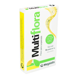 multiflora (probiotics 1x109 ufc) 6 sobres