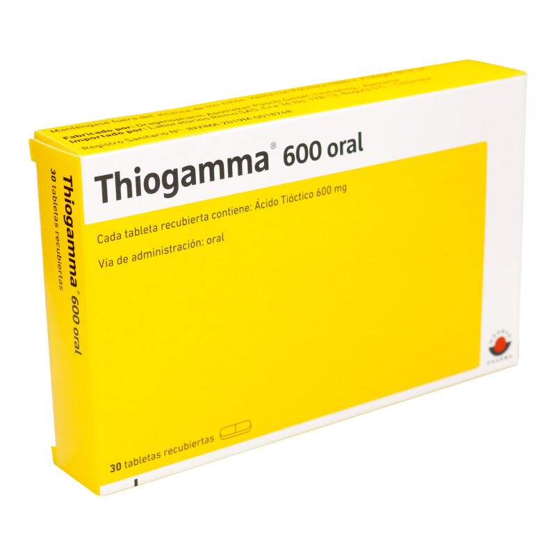 Thiogamma 600 Mg 30 Tabletas