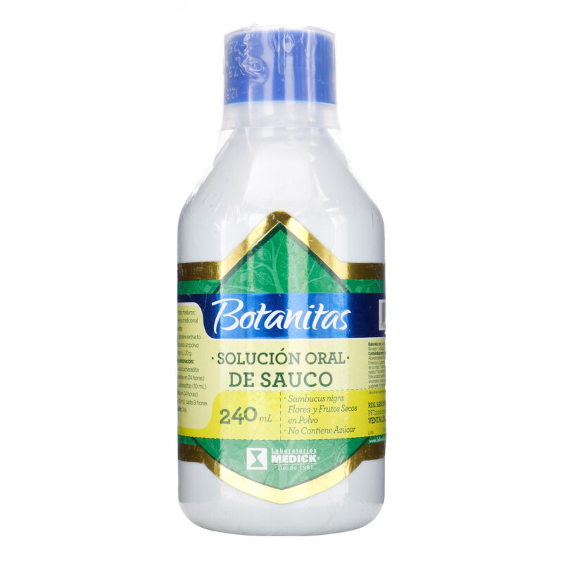 Solucion Oral De Sauco Botanitas 240 Ml