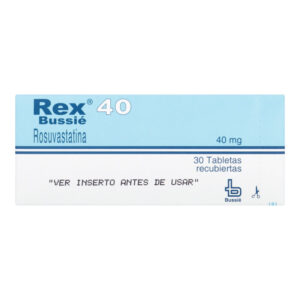 rex rosuvastatina 40 mg 30 tabletas
