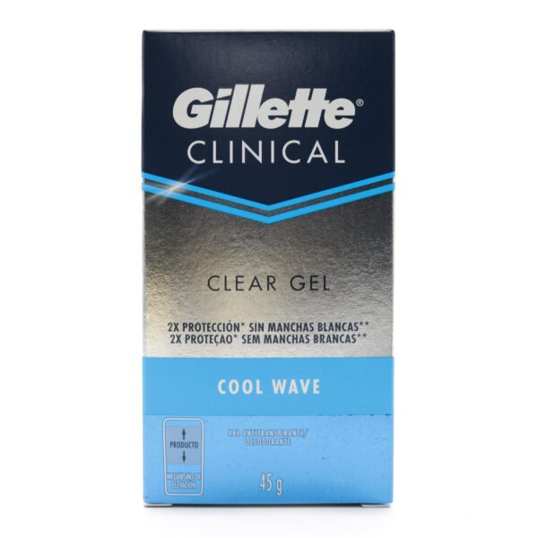 desodorante gillette clinical gel cool wave 45 gr