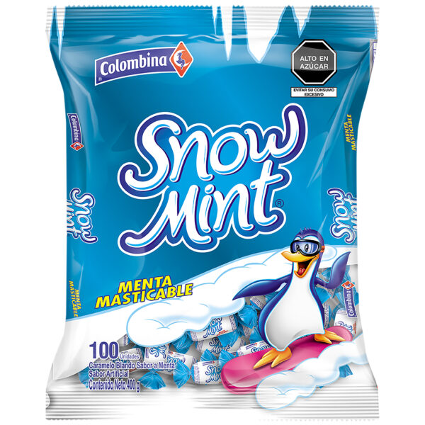 menta snow mint 100 unidades