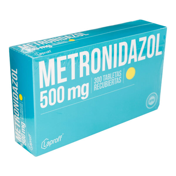 metronidazol 500 mg 300 tabletas lp