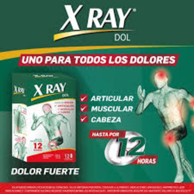 2 X RAY DOL 80 TABLETAS