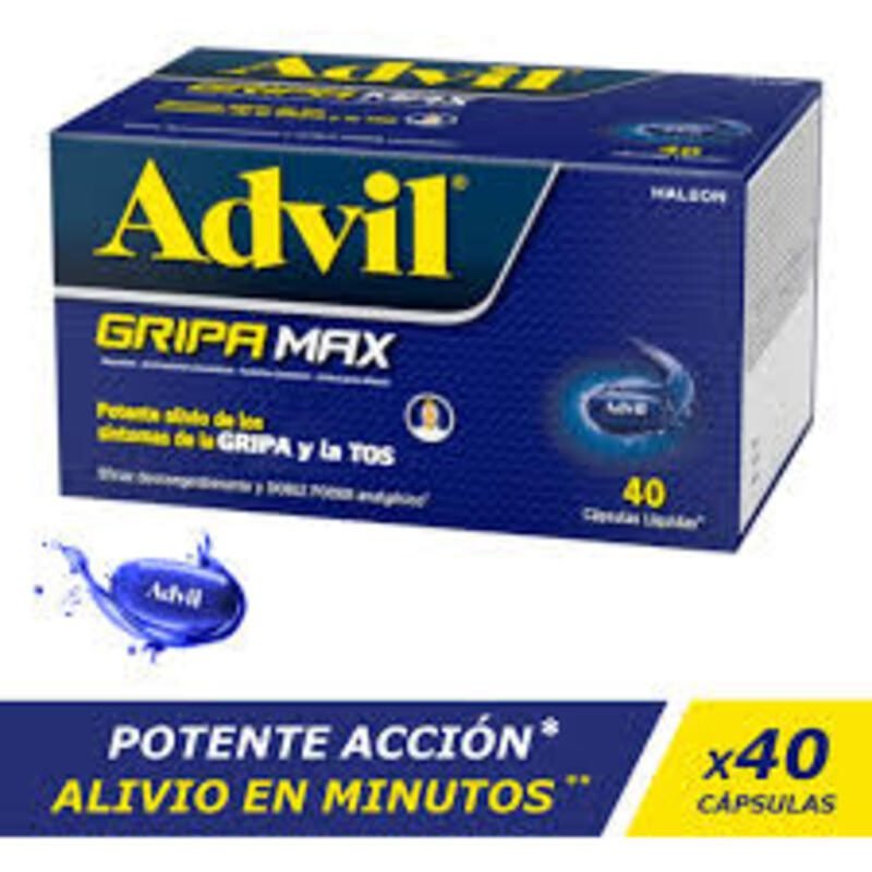 ADVIL GRIPA MAX 40 CAPSULAS