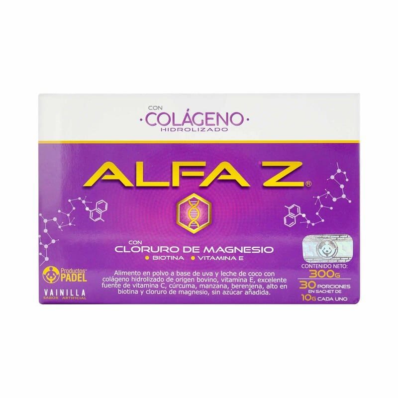 ALFA Z COLAGENO HIDROLIZADO 30 SOBRES 10 GRAMOS