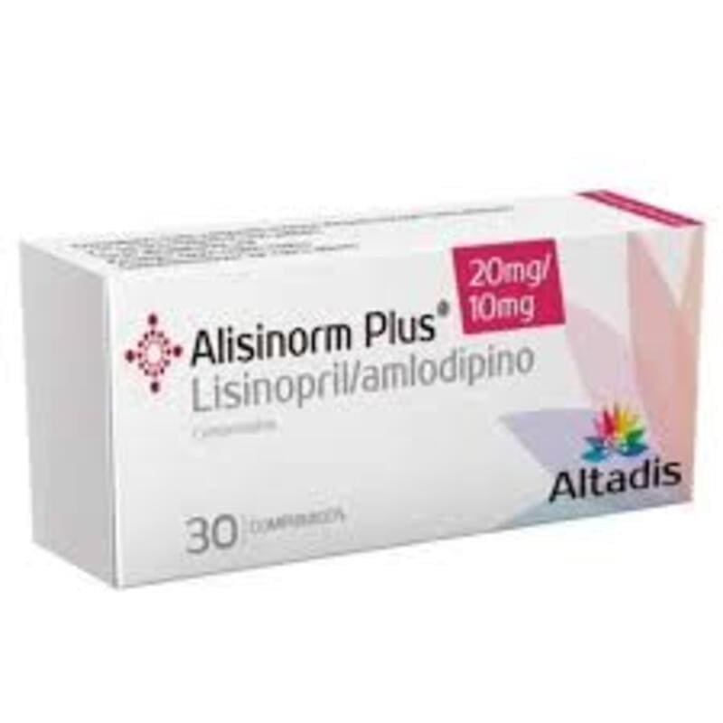 ALISINORM PLUS 20 MG 10 MG 30 TABLETAS