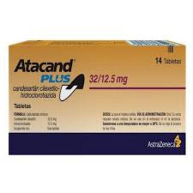 ATACAND PLUS 32 12.5 MG 14 TABLETAS