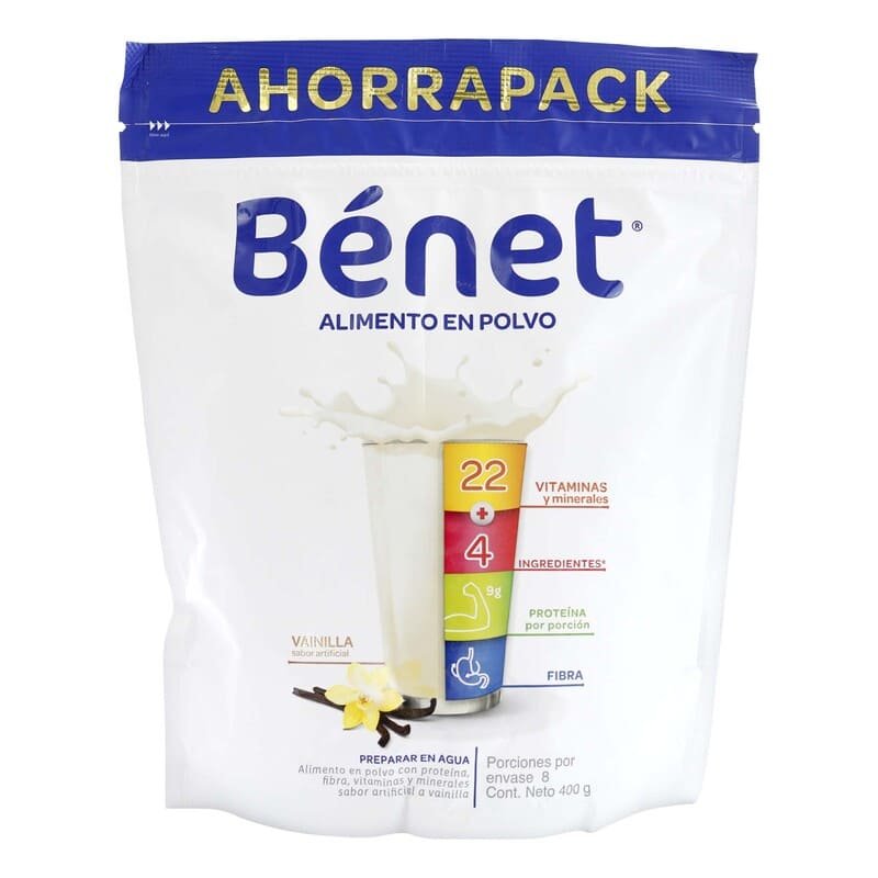 BENET VAINILLA DOYPACK 400 GRAMOS