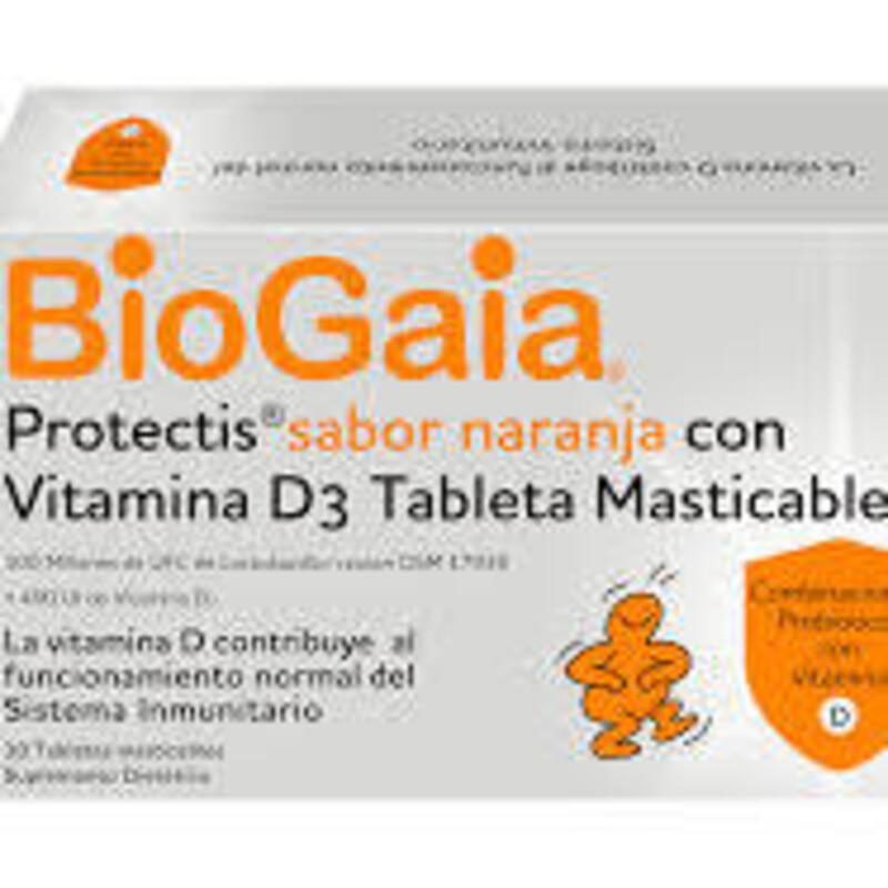 BIOGAIA MASTICABLE 30 TABLETAS