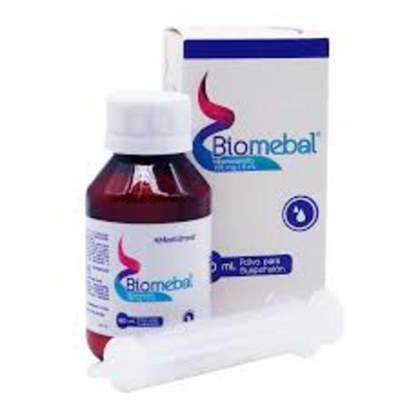 BIOMEBAL 100 MG 5 ML POLVO SUSPENSIÓN 60 ML COASPHARMA