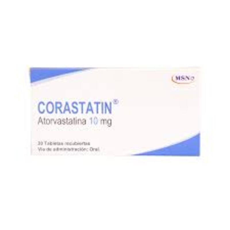 CORASTATIN 10 MG 30 TABLETAS