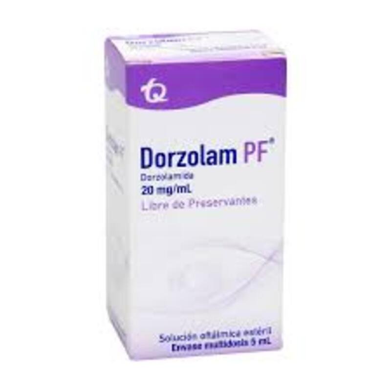 DORZOLAM PF 20 MG SOLUCIÓN OFTALMICA 5 ML