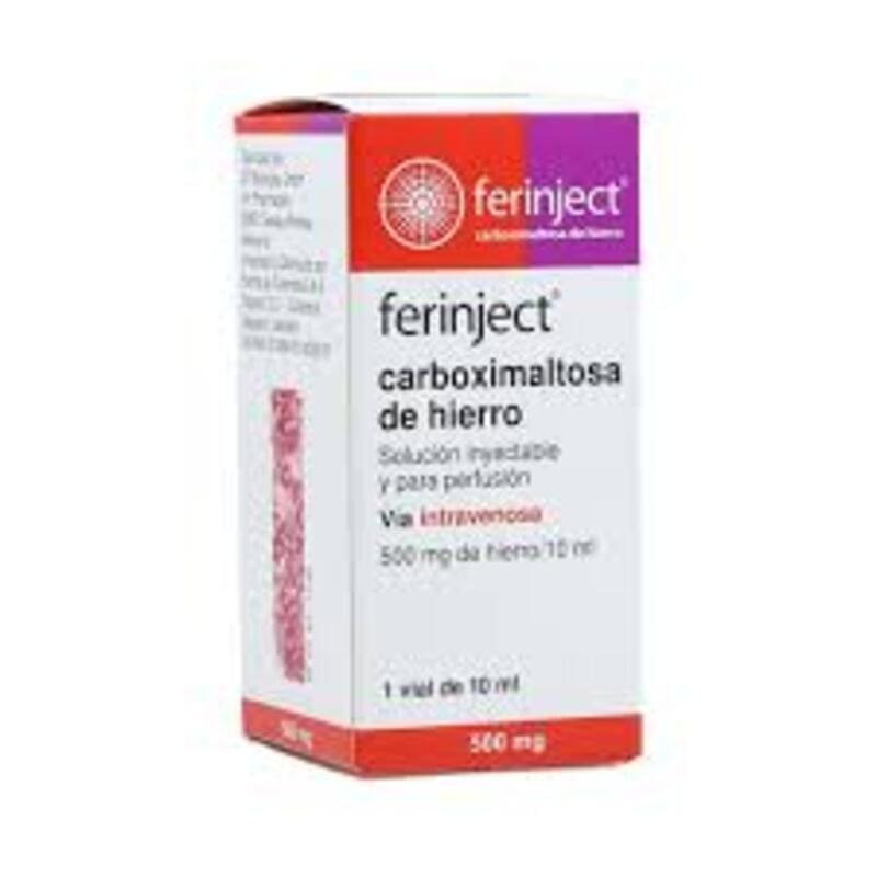 FERINJECT 500 MG AMPOLLA 10 ML