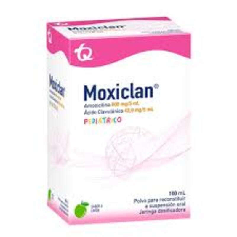 MOXICLAN PEDIATRICO 600 MG/5 ML FRASCO 100 ML MK