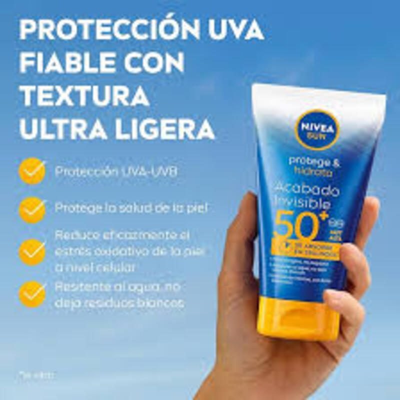 PROTECTOR SOLAR NIVEA SUN ACABADO INVISIBLE FPS 50 150 ML