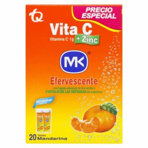 2 VITAMINA C DUOPACK MANDARINA + ZINC EFERVESCENTE 10 TABLETAS PRECIO ESPECIAL