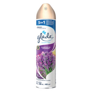 AMBIENTADOR GLADE SPRAY LAVANDA 400 ML