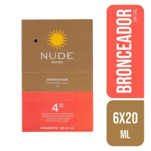BRONCEADOR NUDE  BRONZE TAN.GEL  20ML 6SOBRES