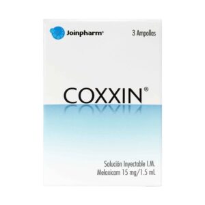 COXXIN 15 MG/1.5 ML 3 AMPOLLA