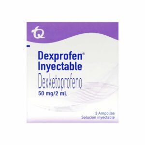 DEXPROFEN 50 MG/2 ML INYECTABLE CAJA 3 AMPOLLA