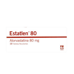 Estatlen 80 mg 10 Tabletas
