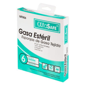 Gasa Alfa Esteril Tejida 3X3 6 Sobres