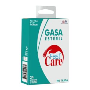 Gasa Fast Care Est.No Tejido 3X3 12 Sobres