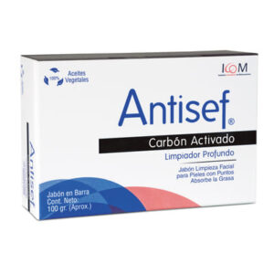JABON ANTISEF CARBON ACTIVO 100 GR ICOM