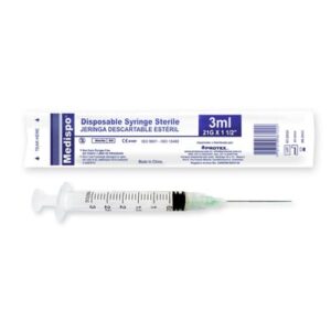 JERINGA MEDISPO 3P 3 ML 21X1.1/2 100 UNIDADES