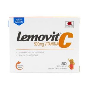 Lemovit C 500 mg 30 Capsulas Liberacion Sostenida