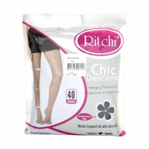 Media Pantalon Ritchi Chic Descanso Negro XL