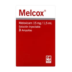 Melcox 15 mg/1.5 ml 3 Ampollas
