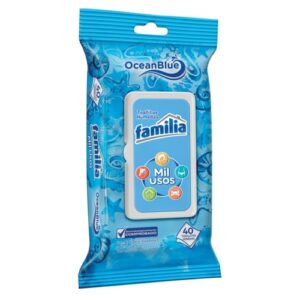 PAÑOS HUMEDOS FAMILIA ACTIVE MIL USOS 40 UNIDADES