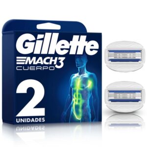 REPUESTO MAQUINA AFEITAR MACH3 CUERPO 2 UNIDADES