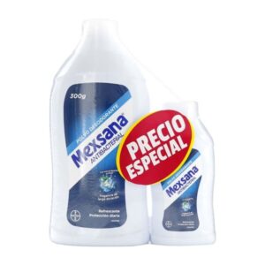 TALCO MEXSANA 300 GRAMOS + TALCO 85 GRAMOS