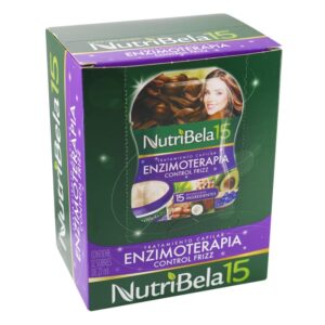 Tratamiento Nutribela 15 Enzimoterapia Cotrol Friz 27 ml 12 Sobres