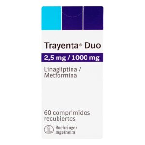 TRAYENTA DUO 2.5/1000 MG 60 TABLETAS