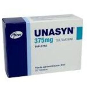 UNASYN 375 MG 20 TABLETAS