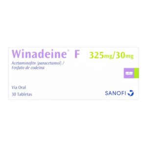 WINADEINE F 325/30 MG 30 TABLETAS